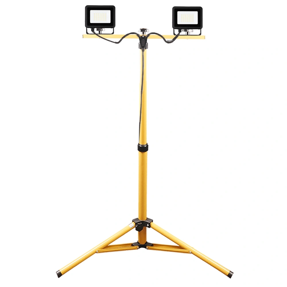 Complete set led bouwlamp 30 watt 2 stuks - met statief en stekkerkabel