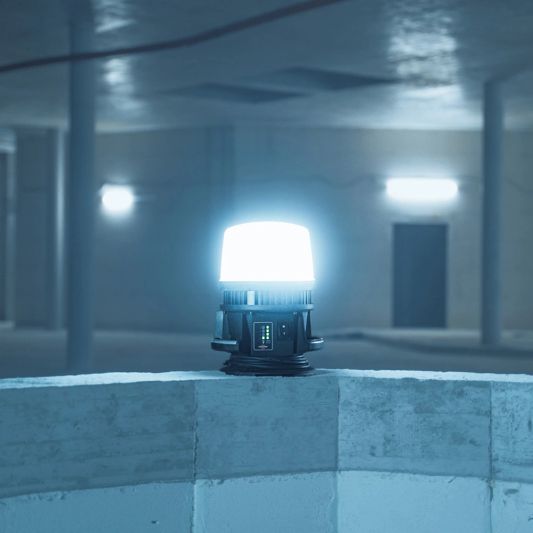 Brennenstuhl Multi Battery LED Hybride bouwlamp 12050 MH - 360 graden - 12000 lumen