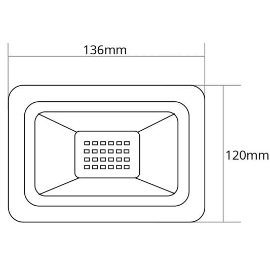 Complete set LED Bouwlamp 20 Watt 2 stuks - met statief en stekkerkabel