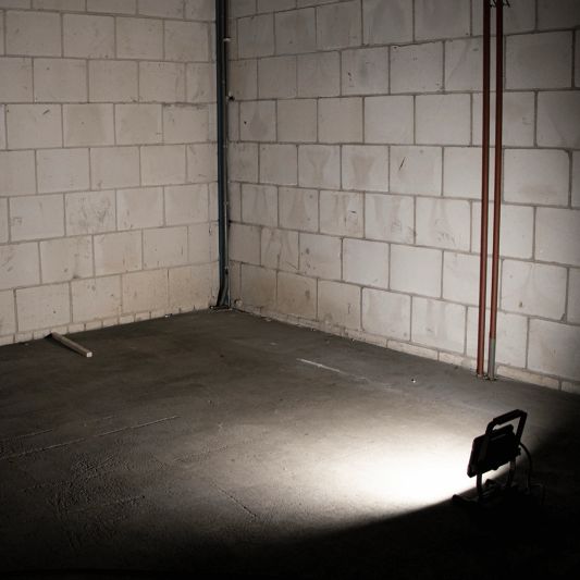 LED bouwlamp op standaard S-rek waterdicht met stekker – 30 Watt