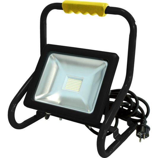 LED bouwlamp op standaard waterdicht klasse 2 – 30 Watt