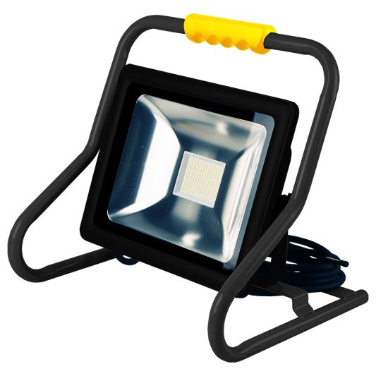 LED bouwlamp op standaard waterdicht klasse 2 – 50 Watt