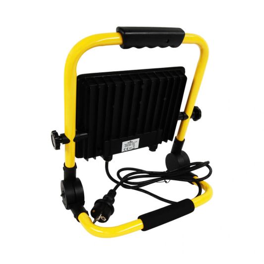 LED bouwlamp op standaard waterdicht met stekker – 100 Watt