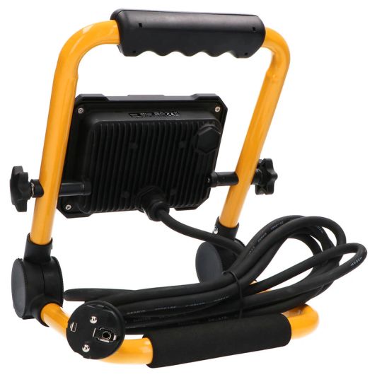 LED bouwlamp op standaard waterdicht met stekker – 30 Watt