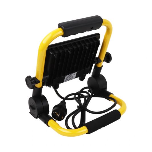 LED bouwlamp op standaard waterdicht met stekker – 50 Watt