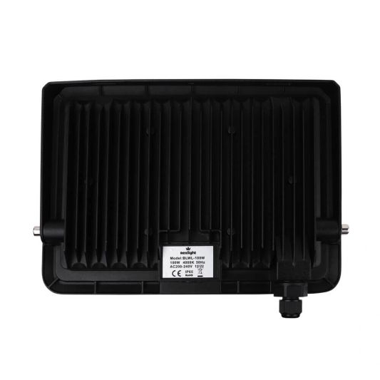 Led schijnwerper 100 watt wandmontage 10000 lm Voordeelset 2 stuks