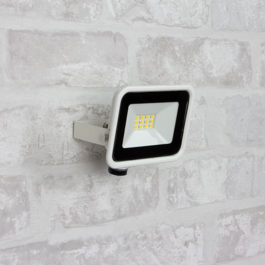 Led schijnwerper wit 10 watt wandmontage 800 lm