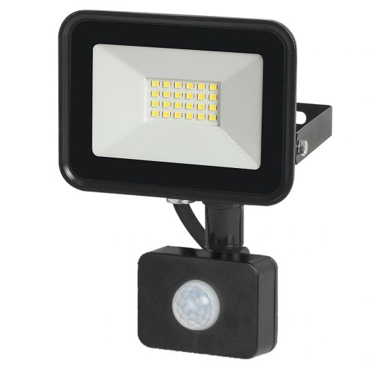 LED schijnwerper aluminium met sensor - 20 Watt
