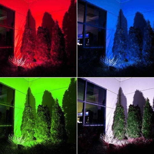 LED schijnwerper/bouwlamp op Wifi RGBWW 20 Watt IP65 - complete set