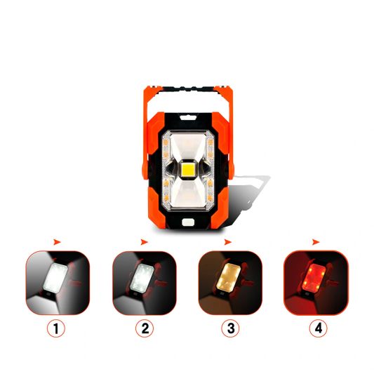 Led werklamp Handy met magnetische standaard op zonne-energie