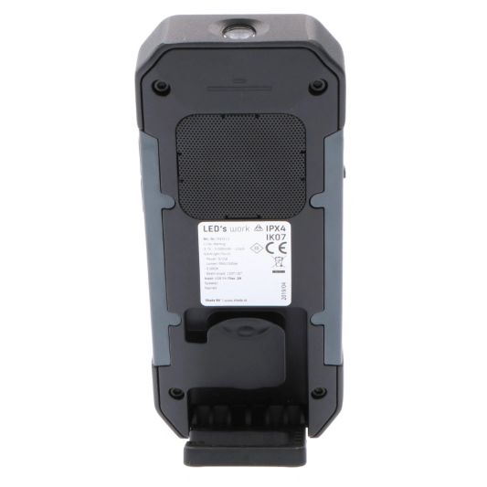 LED werklamp oplaadbaar met speaker 5 Watt 550 Lumen