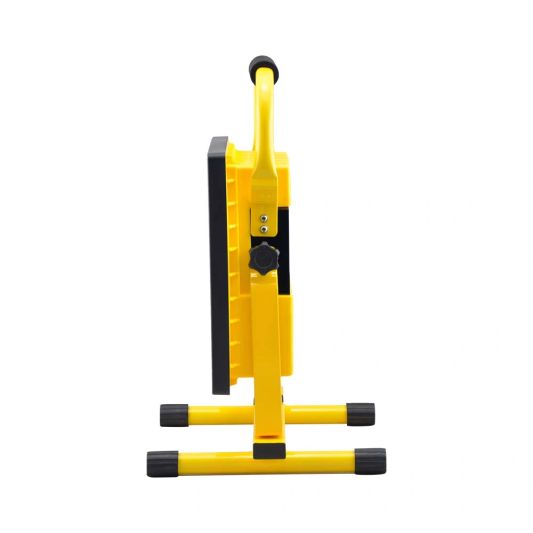 Oplaadbare LED bouwlamp op accu met grondstandaard – 50 Watt