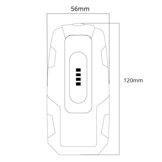 Oplaadbare LED inspectielamp compact met powerbank - 2W - 200 Lumen