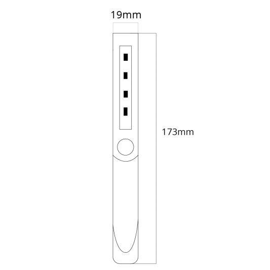 Oplaadbare LED penlight en zaklamp in één - 2 Watt - 180 Lumen
