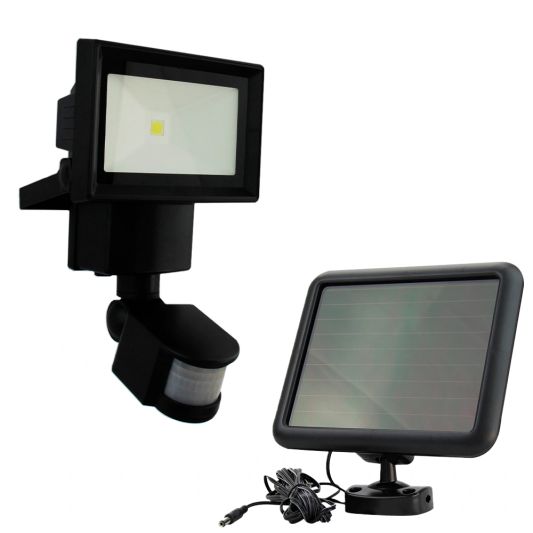 Solar beveiligingslamp James I met bewegingsmelder en los paneel