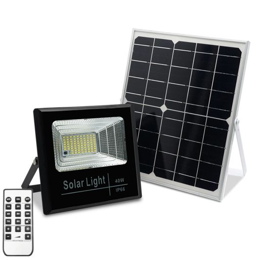 Solar LED schijnwerper Capital II met los zonnepaneel