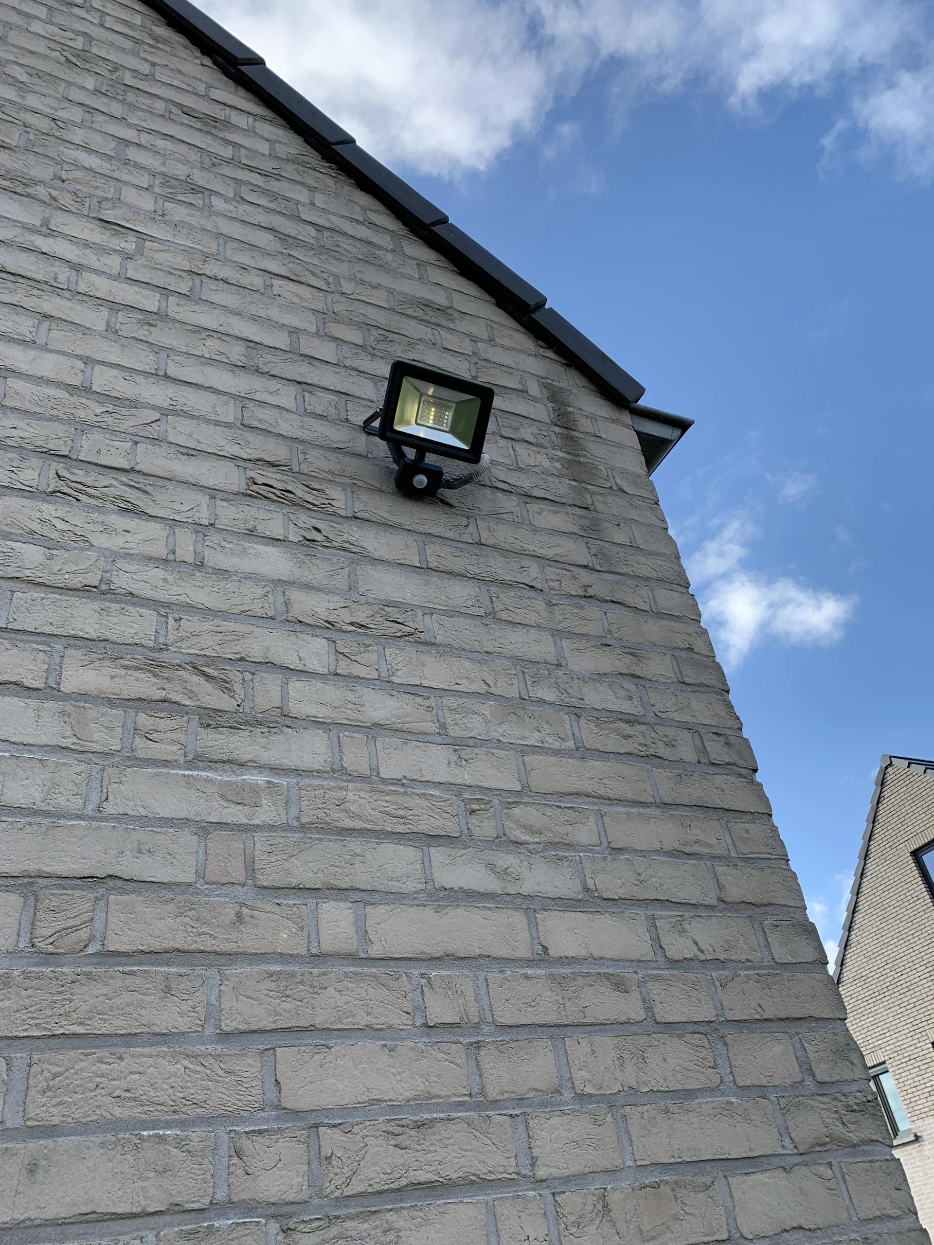 LED schijnwerper aluminium met sensor - 30 Watt
