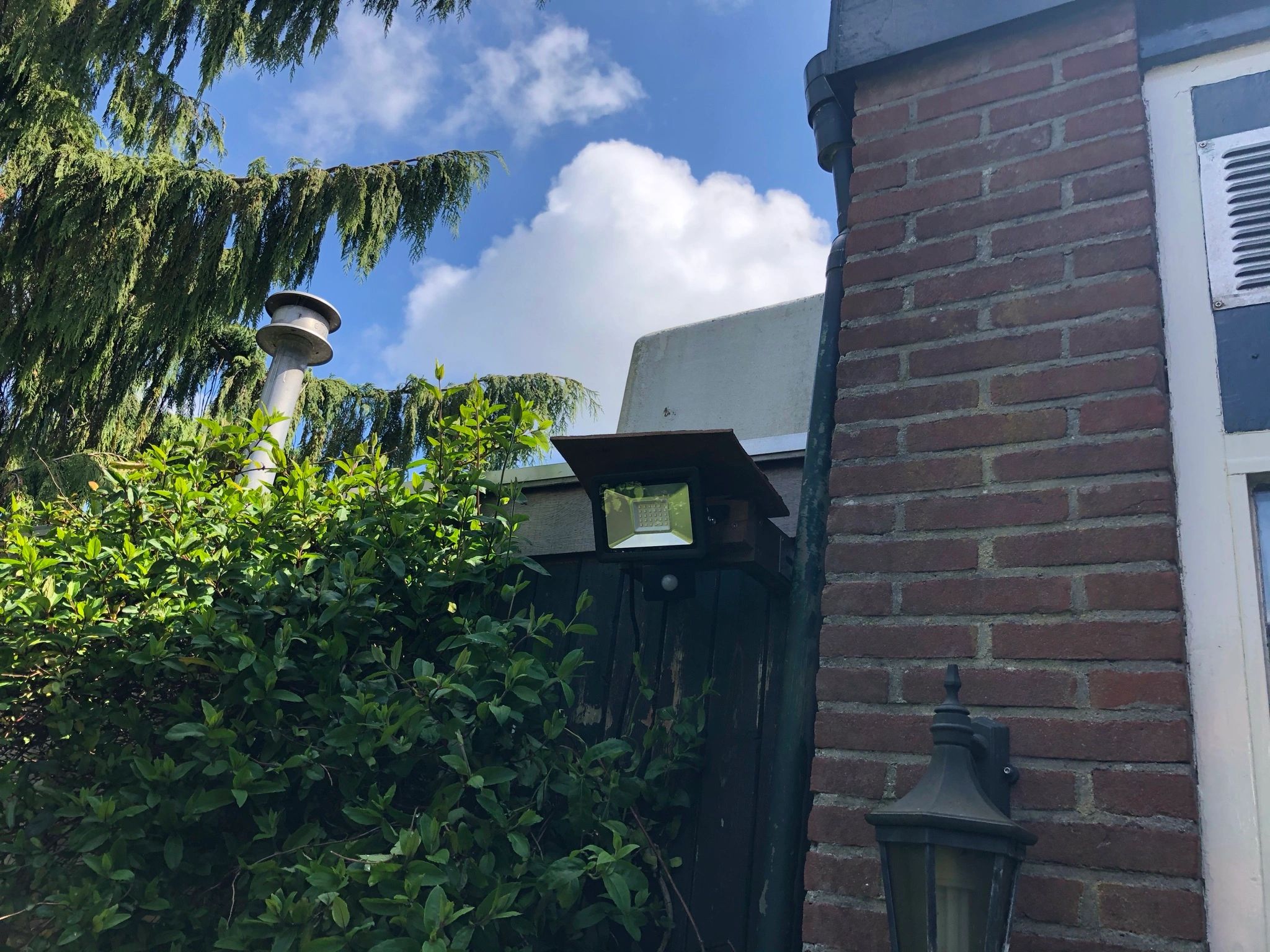 LED schijnwerper aluminium met sensor - 30 Watt