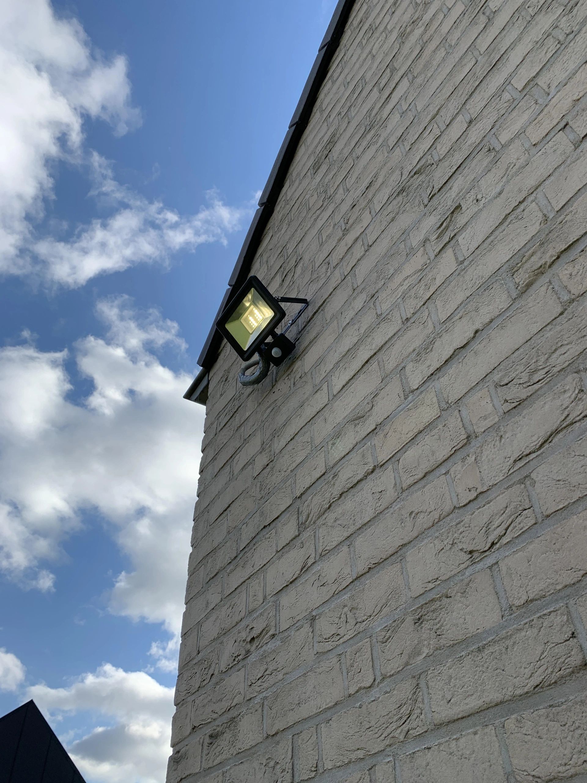 LED schijnwerper aluminium met sensor - 30 Watt
